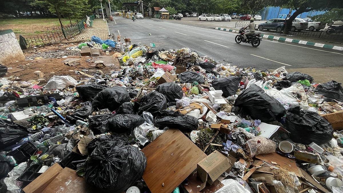 Brand Bengaluru ಪರಿಕಲ್ಪನೆಗೆ ತೀವ್ರ ಹಿನ್ನಡೆ: ವಿಧಾನಸೌಧದ ಆವರಣದಲ್ಲೇ ಅಸಮರ್ಪಕ ಕಸ ನಿರ್ವಹಣೆ!